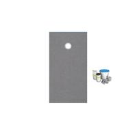 Receveur de douche à carreler 140 x 90 WEDI Fundo Primo rectangle écoulement excentré + kit d'étancheité