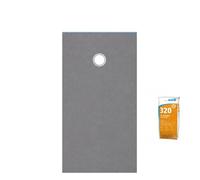 Receveur de douche à carreler 160 x 100 WEDI Fundo Primo rectangle écoulement excentré + colle 320