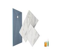Receveur de douche à carreler 180 x 90 WEDI Fundo primo + revêtement Top marble white + colle