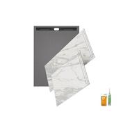 Receveur de douche à carreler 180 x 90 WEDI Fundo Riolito Neo + revêtement Top marble white + colle