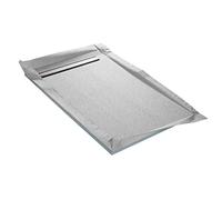 Receveur à carreler 120x90cm MARMOX RC12090MONO - Mono pente - Avec grille caniveau inox excentrée