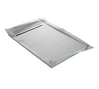 Receveur de douche à carreler monopente + natte étanche + siphon ultra plat - 140 x 90 cm
