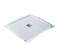 Receveur de douche à carreler standard + siphon 360° + natte étanche - 100 x 100 x 4 cm