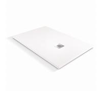 Receveur de douche à l'italienne O'Design Solidstone - 140 x 100 - Blanc - Alicante