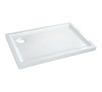 Receveur de douche à poser rectangle extra plat blanc Allia Prima Dimensions (cm):90 x 70 cm
