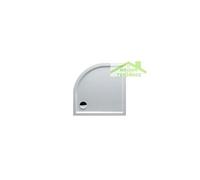 Receveur de douche acrylique quadrant RIHO DAVOS 281 90x90x4,5 cm avec pieds et tablier-Sans siphon--