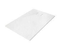 Receveur de douche AquaUno Stone - 100 x 90 x 2,6 cm - Blanc