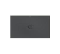 surface BetteFloor Bette match0 5797-400AE, T1 130x75cm, antidérapant/ Pro , support de bain Mini , corbeau