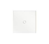 Receveur de douche au sol BetteFloor avec support de receveur minimum et antidérapant Pro, 100x100cm, 5941-440AE,T1, Couleur: Neige (blanc mat)