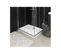 Receveur de Douche Base de Douche Bac de Douche Salle de Bain Toilette Salle d'Eau Maison Intérieur Rectangulaire ABS 148903