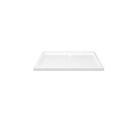 Receveur de douche base de douche bac de douche salle de bain toilette salle d'eau maison intérieur rectangulaire abs 70 x 100 cm blanc 02_0001950
