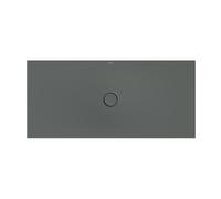 Receveur de douche BetteFloor avec support de receveur minimum et GlazePlus 5838, 150x70 cm, 5938-403PLUS,T1, Couleur: fumer