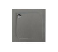 - Receveur de douche carré effet pierre Mooneo - L. 80 x l. 80 cm - Gris anthracite - Mooneo