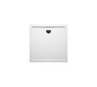 Receveur de douche carré RIHO DAVOS 261 100x100x4,5cm, avec pieds et tablier-Sans siphon--