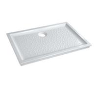 Receveur de douche céramique BASTIA XP AE 120x80cm blanc - ALLIA - Traitement antigliss PN 18 - Rectangulaire