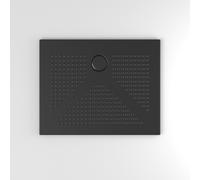 RECEVEUR DE DOUCHE EN CÉRAMIQUE 70X90 MINCE 3CM NOIR MAT DELFINO