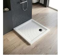 RECEVEUR DE DOUCHE EN CÉRAMIQUE ANTIDÉRAPANT 90X90 CARRÉ H6 MALTA