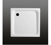 RECEVEUR DE DOUCHE EN CÉRAMIQUE CARRÉ 80x80 CM ANTIDÉRAPANT TOPAZIO