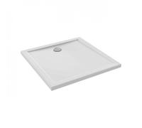 Receveur de douche extra-plat 90x90cm en céramique - blanc - Camille JACOB DELAFON