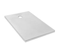 Receveur de douche extra-plat Jacob Delafon Ipso 140x80x4 cm Blanc Mat Texture Pierre