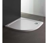 RECEVEUR DE DOUCHE FIN SEMI-CIRCULAIRE EN RÉSINE 90 CM KLIO