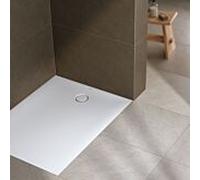 Receveur de douche Geberit CleanFloor30 551004001, affleurant au sol, avec joint d'étanchéité en polaire, 80 x 100 cm, blanc mat
