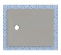 Geberit CleanFloor30 Receveur de douche rectangulaire/carré, 551004291,