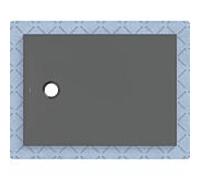 Geberit CleanFloor30 Receveur de douche rectangulaire/carré, 551005DM1,