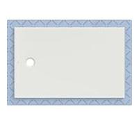 Receveur de douche Geberit CleanFloor30 551015001, affleurant au sol, avec joint d'étanchéité en polaire, 90 x 140 cm, blanc mat