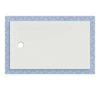 Receveur de douche Geberit CleanFloor30 551016001, affleurant au sol, avec joint d'étanchéité en polaire, 90 x 150 cm, blanc mat