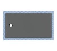 Geberit CleanFloor30 Receveur de douche rectangulaire/carré, 551018DM1,