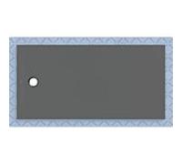 Geberit CleanFloor30 Receveur de douche rectangulaire/carré, 551019DM1,