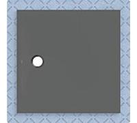 Geberit Surface de douche CleanFloor30 551.020.DM.1 100x100 cm avec voile d'étanchéité graphite mat