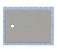 Geberit Receveur de douche CleanFloor30 551023291 affleurant joint polaire 100 x 140 cm gris mat