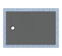 Geberit CleanFloor30 Receveur de douche rectangulaire/carré, 551024DM1,