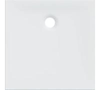receveur de douche Geberit Nemea 550590001 80 x 80 cm, carré, blanc / mat