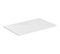 Receveur de douche Ideal Standard Ultra Flat Evo T5533FO 1600 x 1000 x 35 mm, blanc soie, rectangulaire , bonde sur le côté long