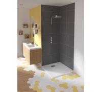 Receveur de douche KINESURF carré 80x80 cm blanc antidérapant KINEDO RD1100AD