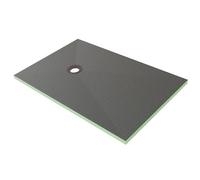Receveur de douche recoupable sur mesure - 140 x 90cm - Ép.40mm - receveur de douche à carreler - Résistant à l'humidité