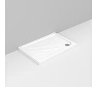 Receveur de douche rectangulaire 80x120 cm en céramique antidérapante Gemma 2 | Dolomite