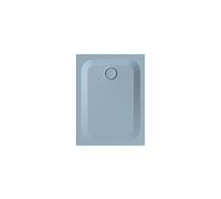 Receveur de douche rectangulaire BetteUltra avec support de baignoire minimum, 1000x750x25mm, BetteGlasur Plus, 1650-418PLUS,T1, Couleur: Bleu satin mat
