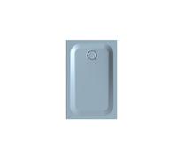 Receveur de douche rectangulaire BetteUltra avec support de baignoire minimum, 1100x700x35mm, BetteGlasur Plus, 8725-418PLUS,T1, Couleur: Bleu satin mat