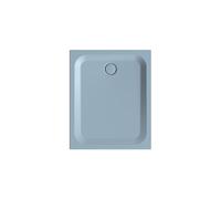 Receveur de douche rectangulaire BetteUltra avec support de baignoire minimum, 1100x900x35mm, BetteGlasur Plus, 8630-418PLUS,T1, Couleur: Bleu satin mat