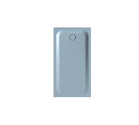 Receveur de douche rectangulaire BetteUltra avec support de baignoire minimum, 1500x800x35mm, BetteGlasur Plus, 5932-418PLUS,T1, Couleur: Bleu satin mat