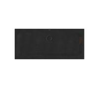 Receveur de douche rectangulaire BetteUltra avec support de baignoire minimum, 1700x750x35mm, BetteGlasur Plus, 5996-790PLUS,T1, Couleur: Minuit