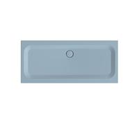Receveur de douche rectangulaire BetteUltra avec support de baignoire minimum, 1700x750x35mm, BetteGlasur Plus, 5996-418PLUS,T1, Couleur: Bleu satin mat