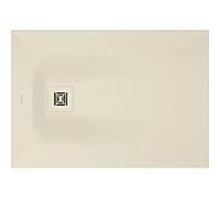 Receveur de douche rectangulaire Duarvit Sustano 720272620000000 100 x 70 x 3 cm, crème mate