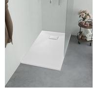 Receveur de douche rectangulaire ESTINK - Blanc - 120 x 70 cm - Antidérapant et facile à nettoyer