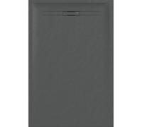 Receveur de douche rectangulaire Geberit Sestra Graphite structuré 120x80cm - GEBERIT 550.274.00.2