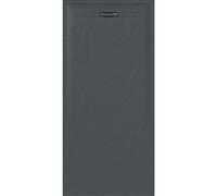 Receveur de douche rectangulaire Geberit Sestra Graphite structuré 180x90cm - GEBERIT 550.239.00.2